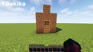 Minecraft sürelere göre yapılan evler