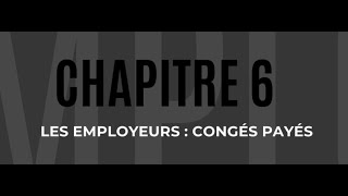 Employeurs en ISRAEL 6  - Congés payés