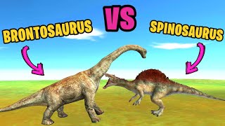 Brontosaurus Vs Spinosaurus - Animal Revolt Battle Simulator