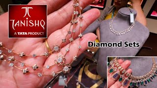 Tanishq Diamond Necklace Set Designs with Price/Diamond Sets/Necklace Designs/Deeya