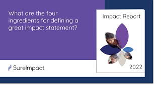 How to Create Powerful Impact Statements