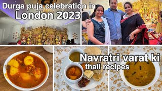 Indian mom london vlog | indian mom lunch recipes | Durga puja celebration | Tamalika’s Creation