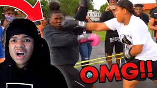 SHES MY NEW BODYGUARD!! Last Female To Get Knocked Out In The Hood Wins IPHONE MAX PRO