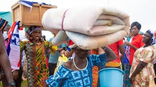 80 years Ghanaians old lady tremendously praises photo of President Nana Akuffo Addo (Trending)