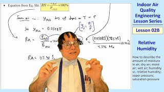 IAQ Engineering Lesson 02B: Relative Humidity