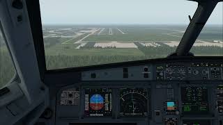 Delta Airbus A321 Landing at Houston, George Bush Intercontinental Airport | X-Plane 11