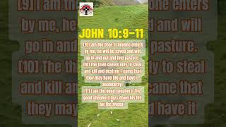 Eternal life can only be found in Christ Jesus! John 10:9-11) Daily Devotion