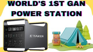 Experience the Power: ETAKER, the World's 1st GaN POWER STATION Review