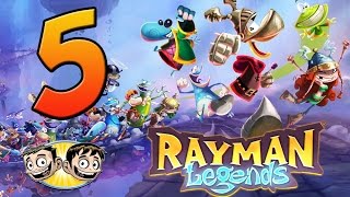 Rayman Legends Multiplayer Gameplay Walkthrough - PART 5 - Mr. Boombastic