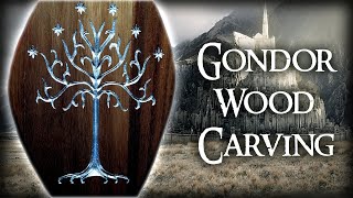 Intaglio Legno LOTR e Argentatura / LOTR Wood Carving and Silvered