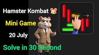 20 July Hamster Kombat Mini Game | mini game hamster kombat