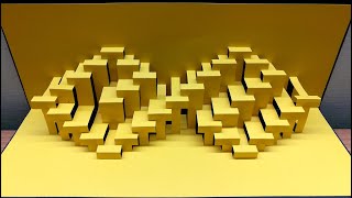 3D Geometry Card｜Pop Up Card｜Kirigami｜Paper Art｜Origami｜幾何彈出卡片 #311