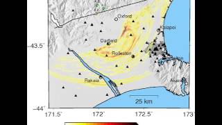 29 April 2011 near-Porters Pass NZ Earthquake (Mw4.9) - Absolute color scale