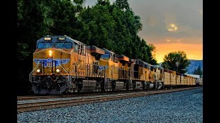 Union Pacific, BNSF and Amtrak in Los Angeles