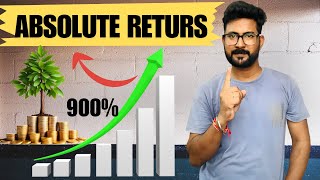 What is Absolute Returns || How to Calculate Absolute Returns #mutualfund