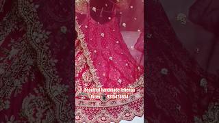 Beautiful handmade lehenga shopping in Chandni Chowk #shorts #lehengacholi #youtubeshorts