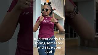 Jackson College - Register early for spring semester!