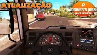 SAIU NOVIDADES PRÓXIMA ATUALIZAÇÃO DRIVERS JOBS ONLINE SIMULATOR NOVOS VEÍCULOS CIDADES