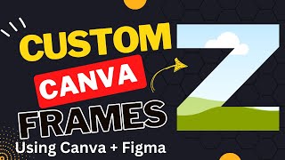 How To Create CUSTOM CANVA FRAMES - Using Canva + Figma