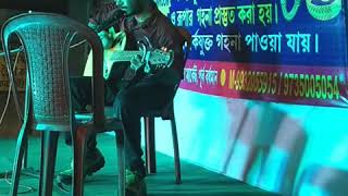 Oporadhi - Duel version(Hindi & Bengali) // Live on stage - Sehara Bazar // Covered by Aritra Medda.