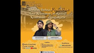 LIVE #94 SRI :  Semarak Budaya Ramadhan Masa Kesunanan Surakarta & Kesultanan Ngayogyakarta