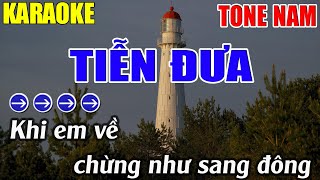 Tiễn Đưa Karaoke Tone Nam Karaoke Lâm Nhạc Sống - Beat Mới