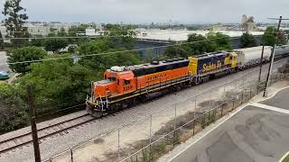 BNSF Watson Switcher-GP40X! - El Segundo 8-14-2023