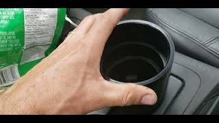 How to make an extra large cup holder from a normal size cup holder #howto #diy #fix