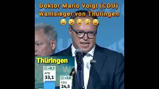 Doktor Mario Voigt (CDU), selbsternannter Wahlsieger von Thüringen.......🤭🤣😂✊🇩🇪🕊