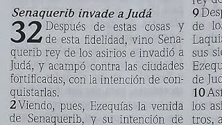 2 Crónicas 32 (Senaquerib invade a Judá) y Hebreos 3 (Jesús es superior a Moisés) RVR1960