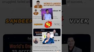 Sandeep Maheshwari VS Vivek Bindra. Youtuber Comparison. #shorts