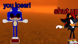 Sonic exe disaster with memes (shadow gameplay)