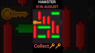 Hamster kombat mini game key collect August 31 #hamsterkombat #airdrop #cryptocurrency #shorts