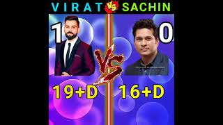 VIRAT KOHLI VS SACHIN TENDULKAR COMPARISON😘😜#ytshorts#cricket#shorts #viratkohli#sachin tendulkar