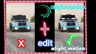 Pixar Eye in Real Life Cars - Alightmotion / Car Video Editing Malayalam || Alightmotion @DBL_N-1