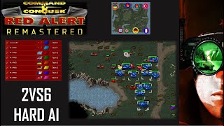 /Command & Conquer Red Alert Remastered/ (Skirmish) 2VS6 HARD AI  I Axelay´s Power Hour I