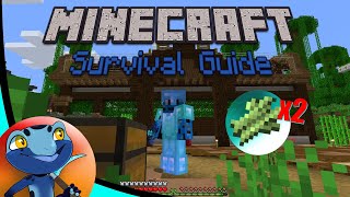 Building a Greenhouse for my Sugar Cane Farm | Minecraft Survival Guide | Ch 43