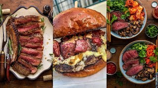 ASMR Epic Food Adventure | Steak, Mutton, & Burger Cooking Delight