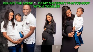 Maternity Photoshoot For Baby No. 2 Behind the Scene 🥰🙏🏽|Tips to navigate shoot with a toddler