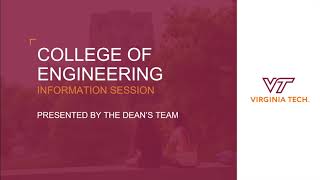 College of Engineering Virtual Information Session April 2023