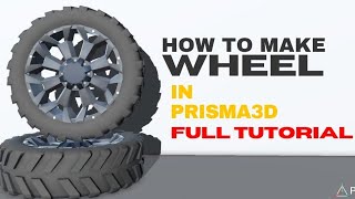 Prisma3d : Create wheel in prisma3d #bussid #prisma3dtoturial