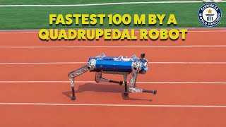 The world's fastest 4-legged robot! | Guinness World Records