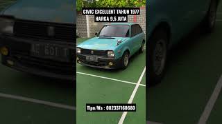 Mobil Bekas Murah Cuma 9 Juta Honda Civic Excellent tahun 1977 Mobil Tua Antik