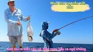 Câu cá biển ở Mỹ- Hành trình kéo tàu ra biển săn cá ngừ đầu mùa, kéo cá ngừ biển quá cảm giác.