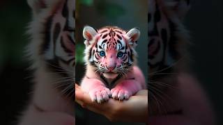 Cute pink tiger, cute animal 🐅#tiger #youtubeshorts