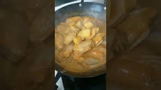 OLAHAN KENTANG DAN SAYAP AYAM||MENU TKW HONG KONG #short