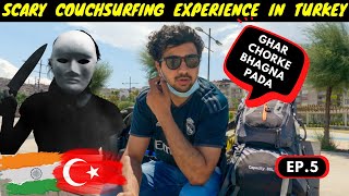 Most SCARY Couchsurfing Experience | Had to Stay with a DRUG DEALER