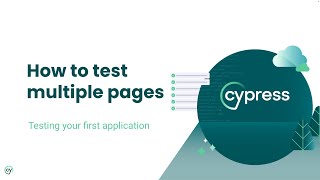 Testing your first application - Lesson 04 - How to test multiple pages