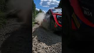 Hyundai i20 Rally 1 WRC test on gravel | Max Attack & Pure Sound 🚗🔥🤙 #youtubeshorts #wrc