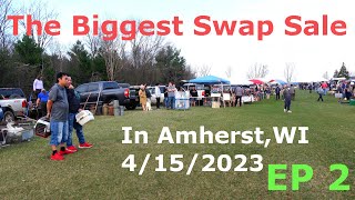 The Biggest Swap Animals Sale In Amherst,Wisconsin/Mes kas tuaj muag qaib 4/15/2023